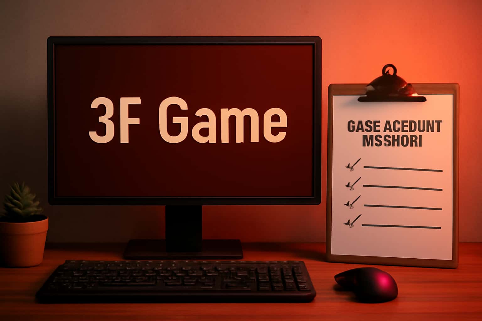 Informative graphic illustrating the concept of account recovery for 3F Game, featuring relevant visual elements.