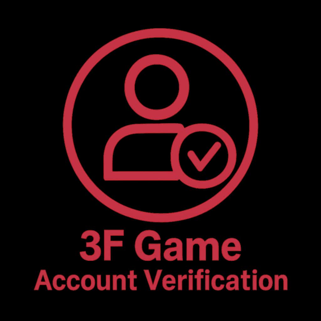 An icon representing 3F Game Account Verification, symbolizing guidance and security.
