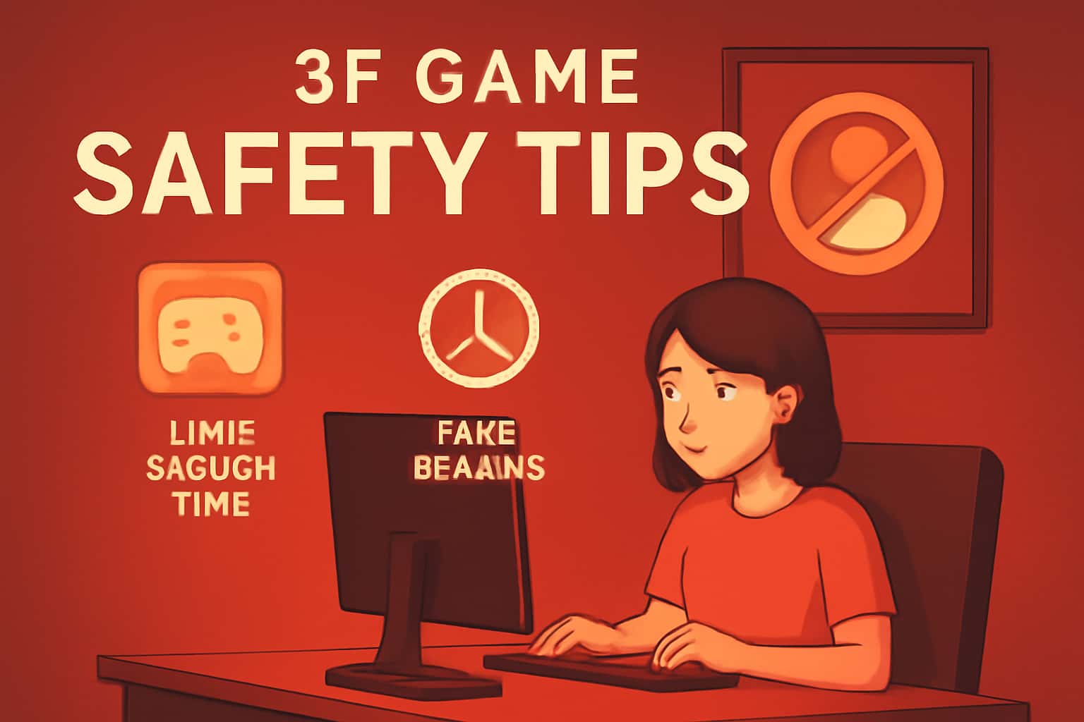 A high-tech representation of 3F Game Safety Tips, showcasing security features in a visually compelling way.