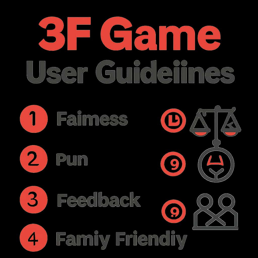 Diagram for 3F Game User Guidelines overview