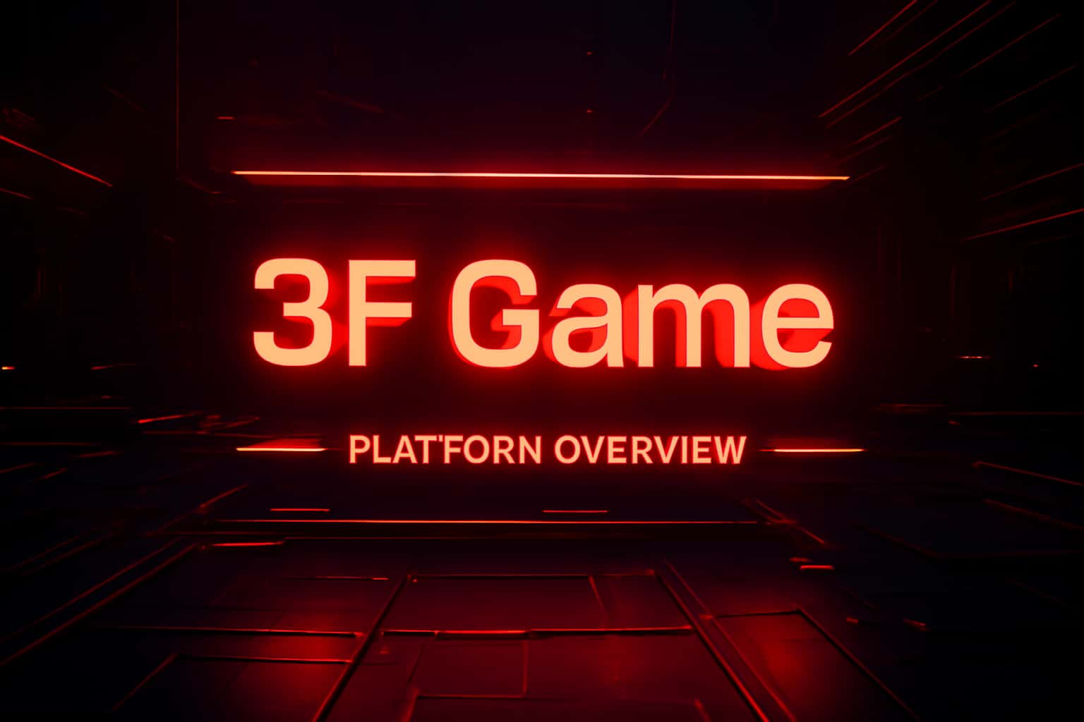 Futuristic gaming platform background