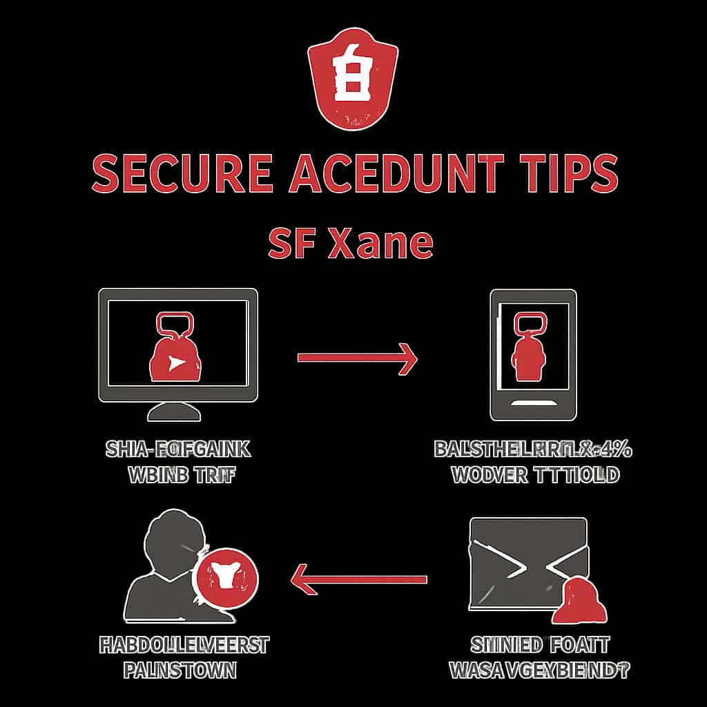 Diagram explaining best practices for securing a 3F Game account.